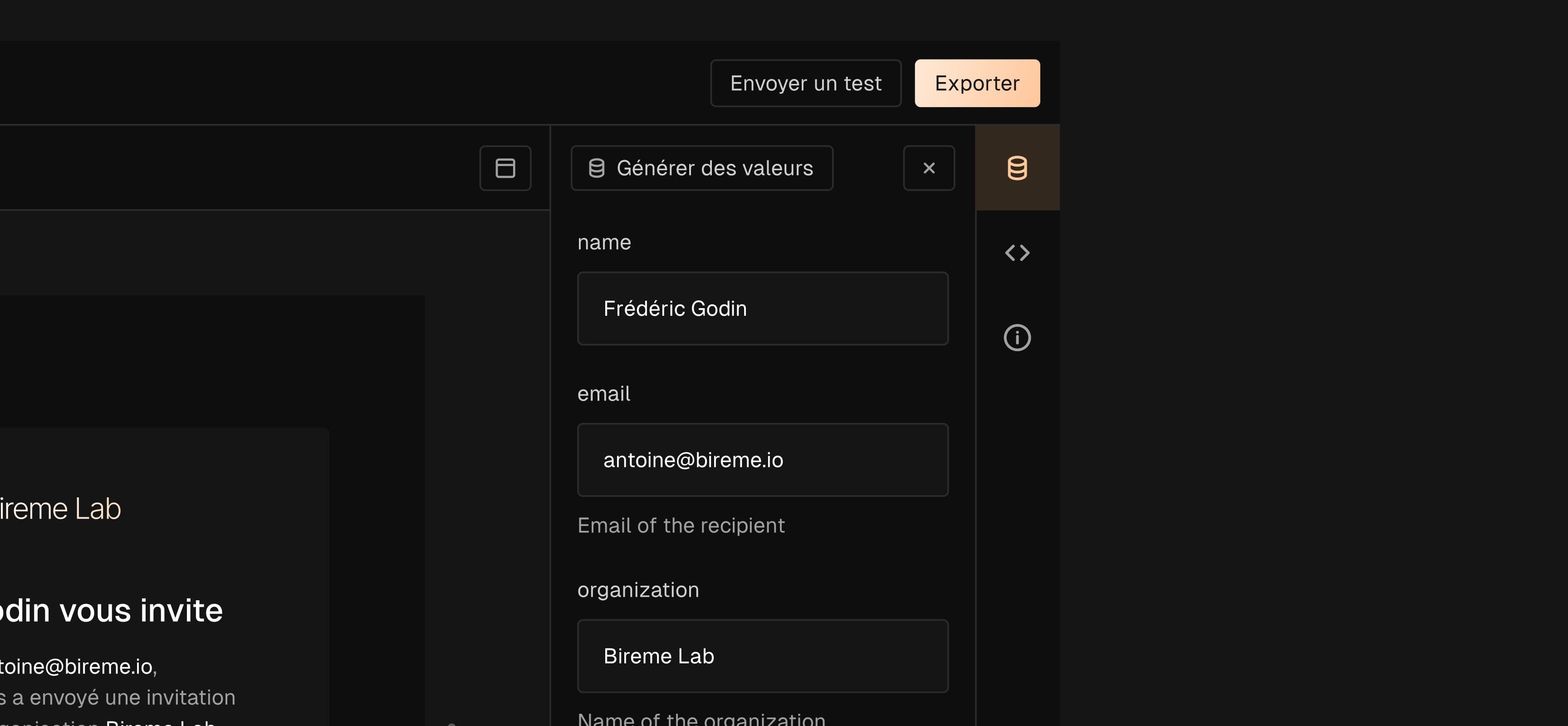 Assurez-vous de la cohérence de vos modèles en pré-visualisant un rendu proche de la réalité grâce au système de variables de Dédale.